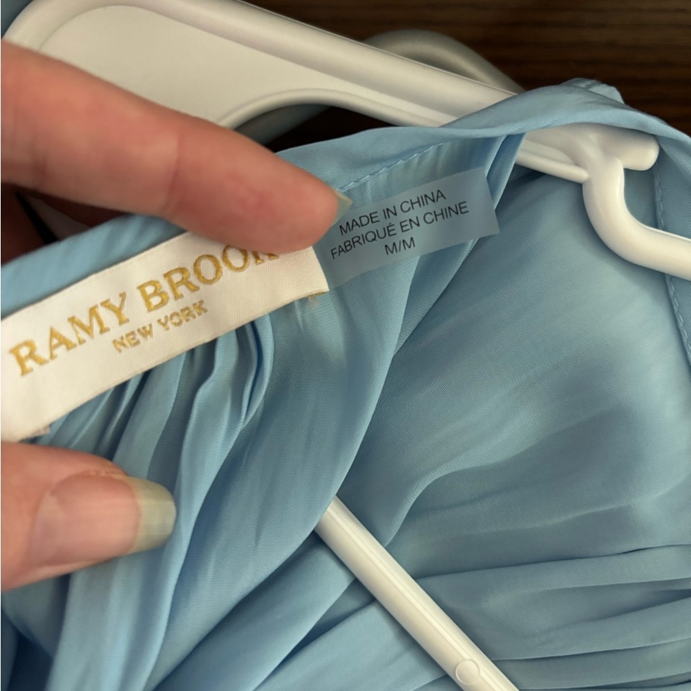 Ramy Brook Audrey Sleeveless Halter Drop Waist Dress NEW NEVER WORN